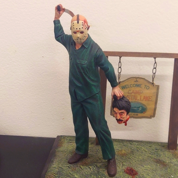 Friday the 13th Jason Vorhees 3D Stl Model resin & wood SPOOKY SCARY 6" Figure - Picture 5 of 10
